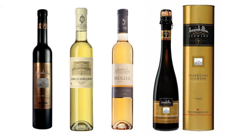 Some examples of icewine