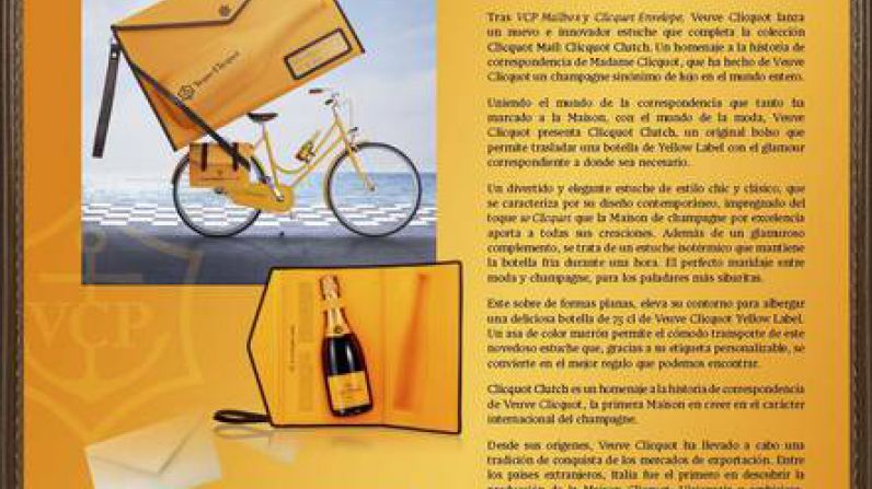 Clicquot Clutch, el perfecto complemento para los paladares más sibaritas