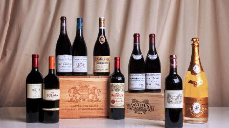 Una colosal colección de vinos norteamericanos bate tres récords en la venta de Sotheby's en Nueva York.